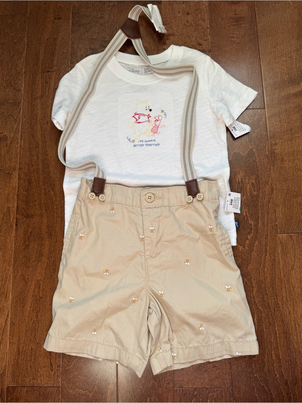 NWT OshKosh Winnie the Pooh collab 2 piece set